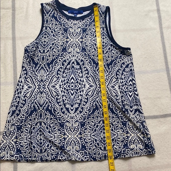APT 9 Sleeveless Print Top Women's Size Petite Large - Picture 6 of 11